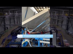 Απομονωτικό πίνακα σάντουιτς PU με πυκνότητα πυρήνα 35-40 kg/m3 και πάχος 30-200 mm